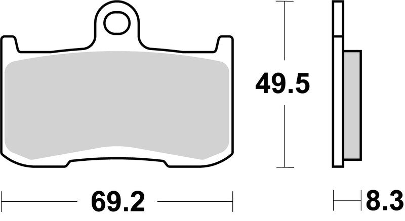 Kawasaki Z 900 [BREMBO] - Competition Carbon Keramik Bremsbeläge - 07KA23RC