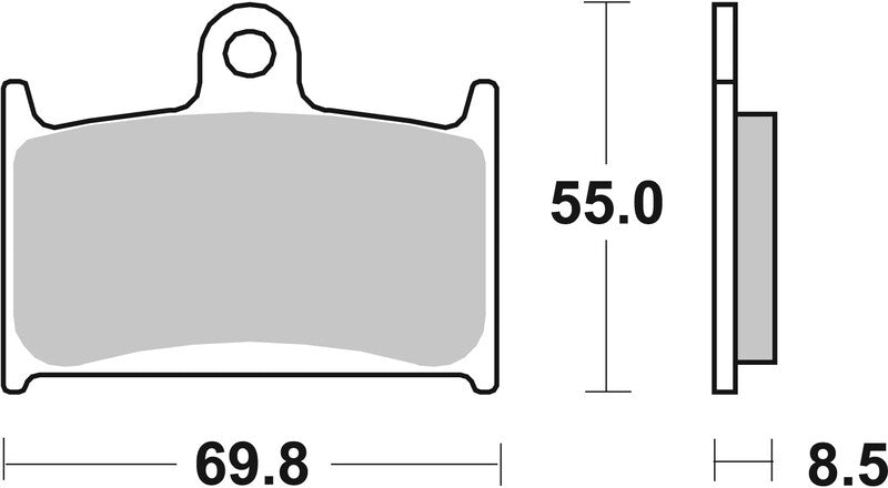 Triumph Daytona 1200 [BREMBO] - Competition Carbon Keramik Bremsbeläge - 07SU14RC