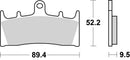 Suzuki Tl 1000 [BREMBO] - Competition Carbon Keramik Bremsbeläge - 07SU19RC