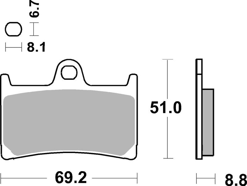 Yamaha Tdm 900 [BREMBO] - Competition Carbon Keramik Bremsbeläge - 07YA23RC