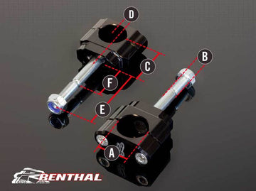 Husqvarna 701 Supermoto [RENTHAL] - 36Tech Lenkerhalterungen Ø36mm Fatbar®36 KTM/Husqvarna