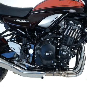 Kawasaki Z 900 RS CAFE ZR900E [2018-2020] - Starter Right Crankcase Cover Protector Black Kawasaki Z900RS