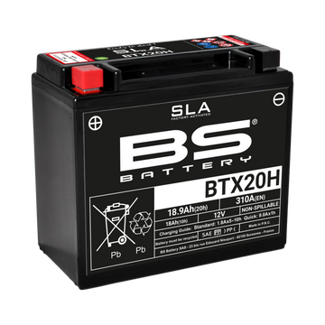 Harley Davidson Fxlr [BS BATTERY] - SLA Underhållsfri batteri fabriksaktiverad - BTX20H - 0