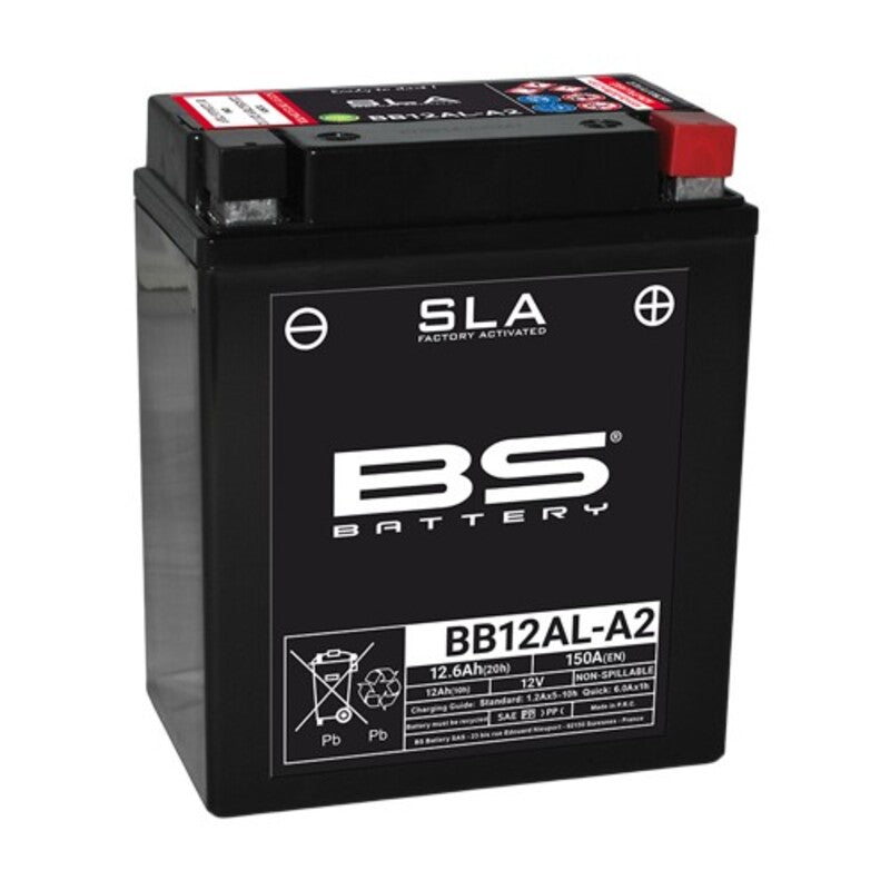 Bmw F 650 Gs Tw [BS BATTERY] - SLA Wartungsfreie Batterie Werkseitig aktiviert - BB12AL-A2