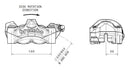 Ktm 1290 Superduke Gt [BREMBO] - M50 Bremssattel vorne links Titan Ø30mm