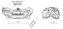 Hyperstrada 821 [BREMBO] - M4 bromsok fram vänster guld Ø32mm