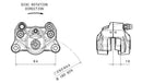 Ducati Panigale 1199 [BREMBO] - Rear brake caliper Ø34mm titanium-2