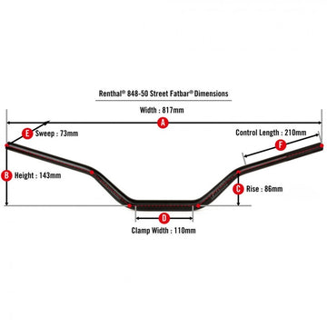 Honda Crf 1100 L At Adv Sp [RENTHAL] - 848 Street Fatbar - 0