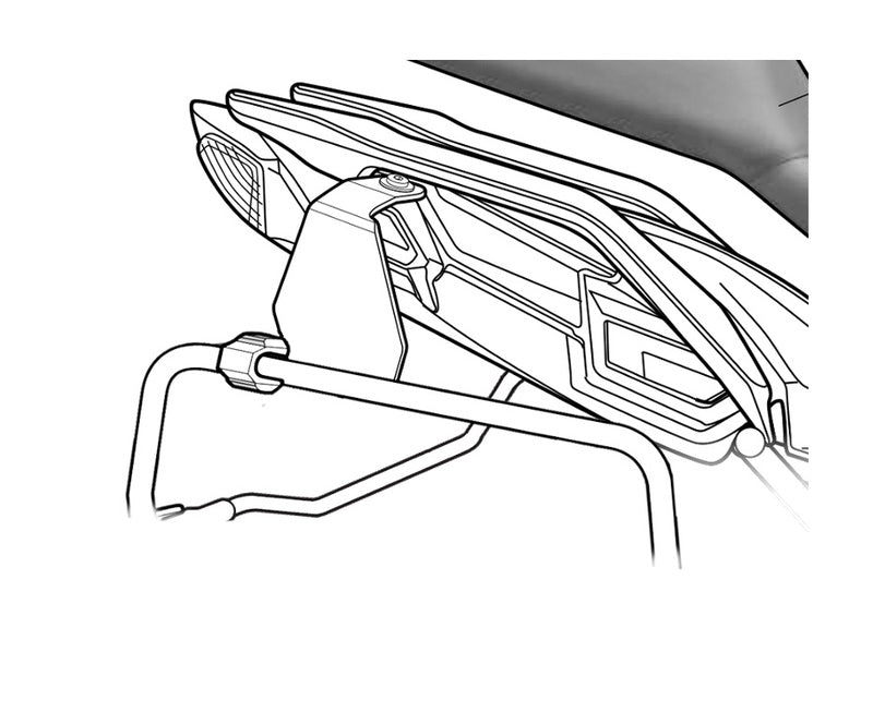Kawasaki Versys 650 [SHAD] - 4P Befestigungs-Kit