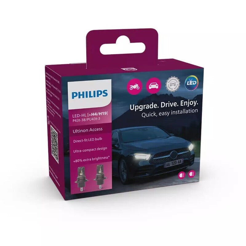 Yamaha Tdm 850 [PHILIPS] - H4 Ultinon Access Moto glödlampa 12V/55W - 1 st.