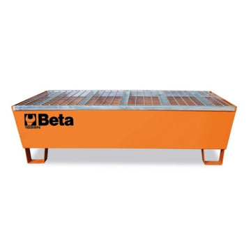 BETA fatbas (transportabelt) stål för lagring av 2 fat (200 l vardera)