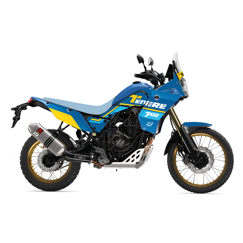 Yamaha Tenere 700 World Raid [BLACKBIRD] - Rally Ride Grafik-Kit – Blau