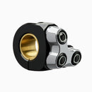LED Tasterarmatur mo.switch basic, 3 Taster, Silber, Links [MOTOGADGET]-1