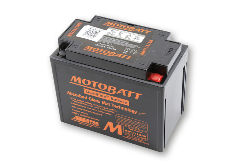 Triumph Speed Triple 955 [MOTOBATT] - Batterie MBTX12UHD, Schwarz