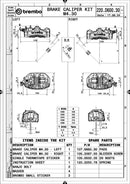 Suzuki Hayabusa [BREMBO RACING] - 18 mm GP4-MS radiell bromsoksats