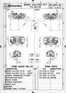 Bmw M 1000 [BREMBO RACING] - UPGRADE GP4-RB 4-Kolben-Bremssättel (Paar) vorne, Ø 30/34 mm-4