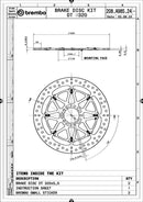 Ktm 1390 Super Duke R Evo [BREMBO RACING] - UPGRADE T-Drive schwimmende Bremsscheiben - 208A98524