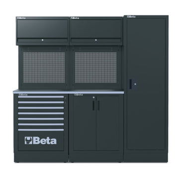 BETA TOOLS RSC50 2.0 verkstadsutrustningskombination med 223 verktyg