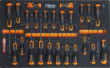 BETA WORKER Sortiment av 390 verktyg