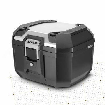 Honda X-Adv [SHAD] - Topcase Terra TR41 svart/aluminiumkåpa