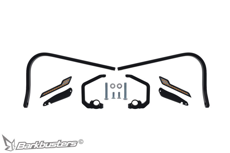 Bmw R 1300 Gs Trophy [BARKBUSTERS] - Hardware-Kit mit LED-Sequenziellen Blinkern – Zwei-Punkt-Montage