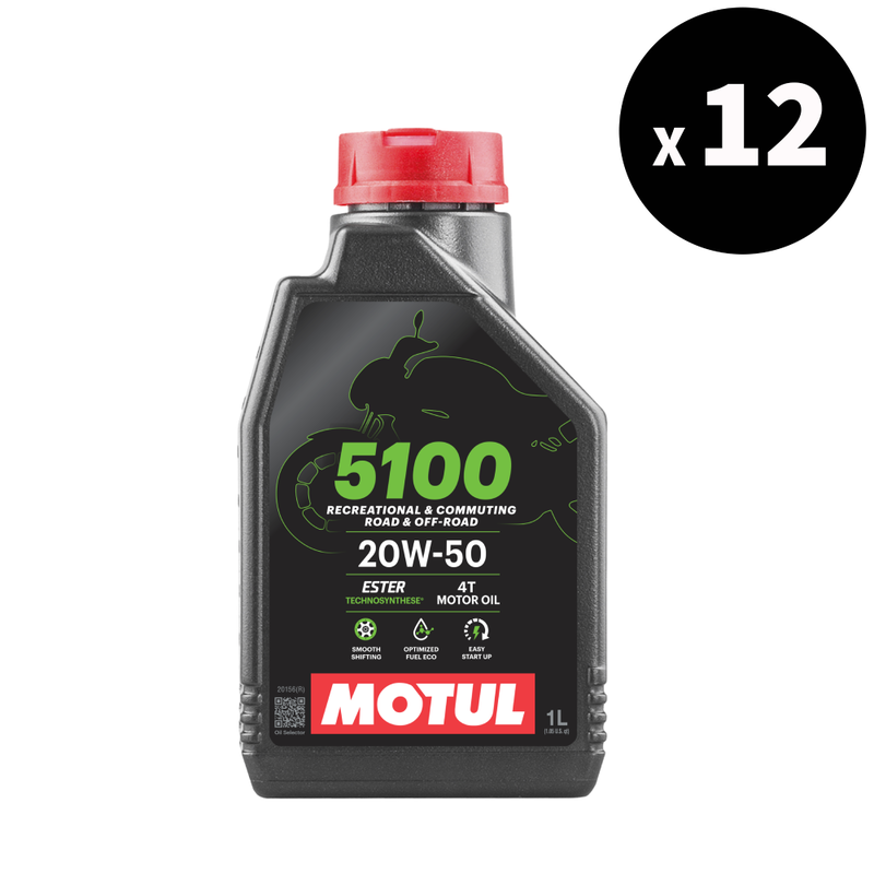 5100 4T motor oil 20W50 1L 12-pack [Motul]