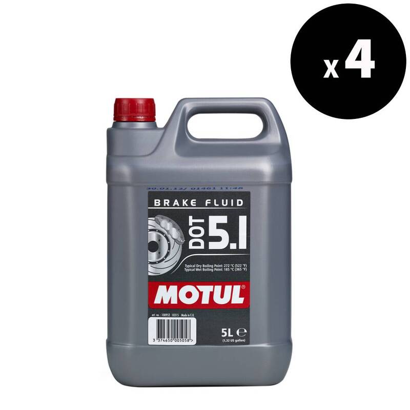 DOT 5.1 Bremsflüssigkeit 5L 4er-Pack [MOTUL]