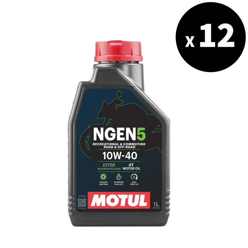 NGEN 5 4T Motoröl 10W-40, 1L 12er-Pack [Motul]