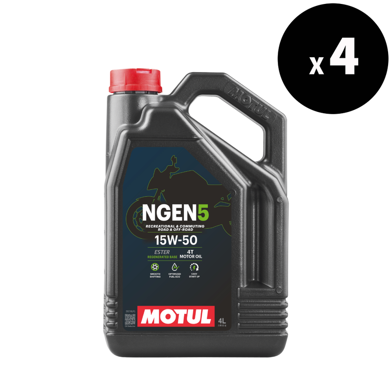 NGEN 5 4T Motoröl 15W-50 4L 4er-Pack [Motul]