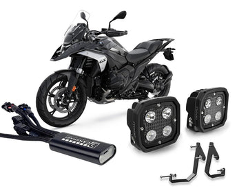 Bmw R 1300 Gs Trophy [DENALI] - D4 LED 10W belysningsset - med CanSmart Gen II-kontroller och hållare