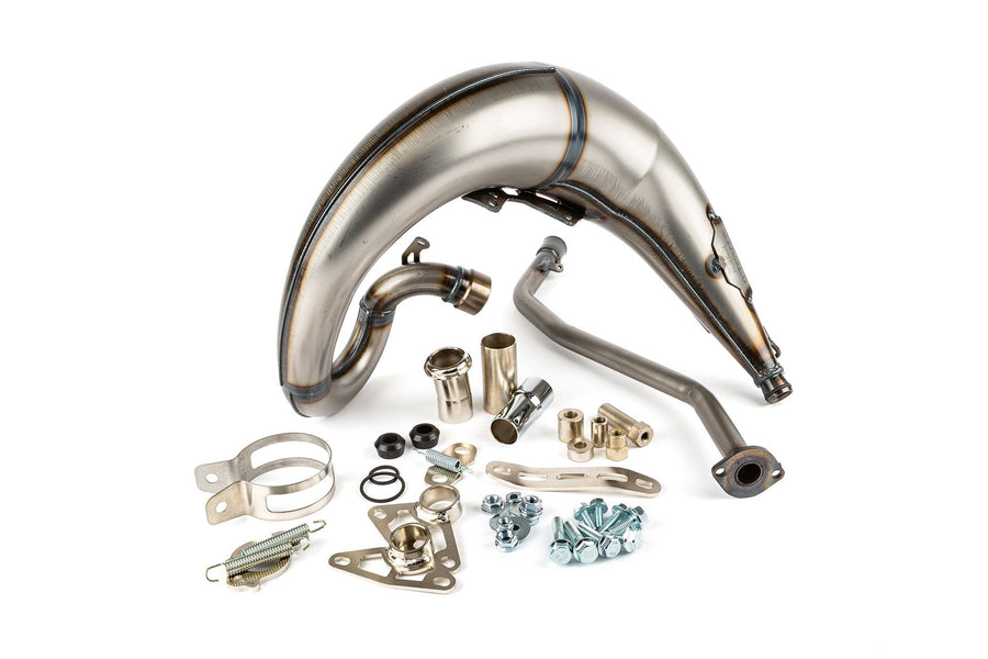 Beta RR Enduro 50 2T - Exhaust Streetrace High Mount vänster orange