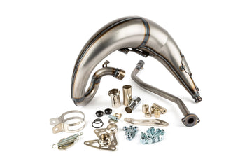Beta RR Enduro 50 2T - Exhaust Streetrace High Mount vänster röd svart