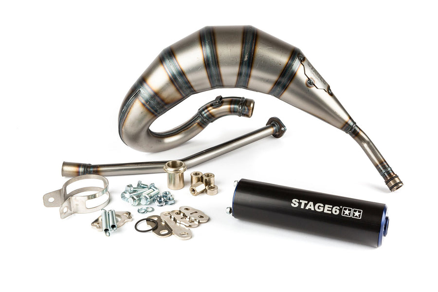 Aprilia SX Factory 50 2T - avgassystem 70cc blåsvart