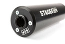 Aprilia RX 50 2T D50B1 [2006–] - Avgassystem Streetrace CNC Svart