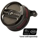 Harley-Davidson Xl 1200 T Sportster Superlow [2019, 2019-2020] - Stealth Luftfilterabdeckung – Oberfläche: Schwarz – Bild 4