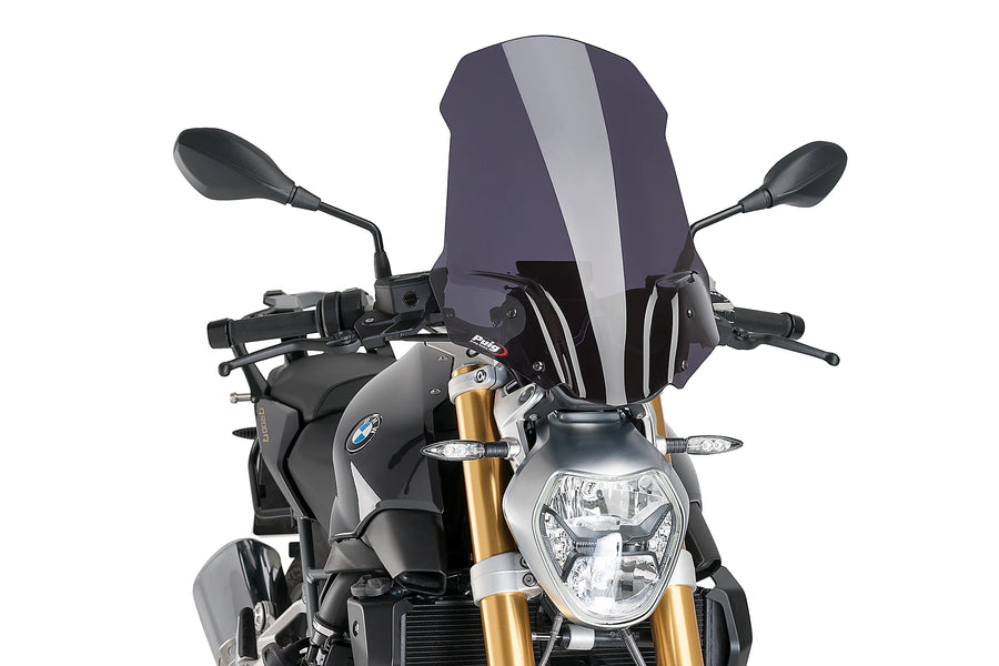 BMW R 1200 R [2018] - PUIG New Generation Touring Windscreen | Kraftigt tonad | PUIG 8165F