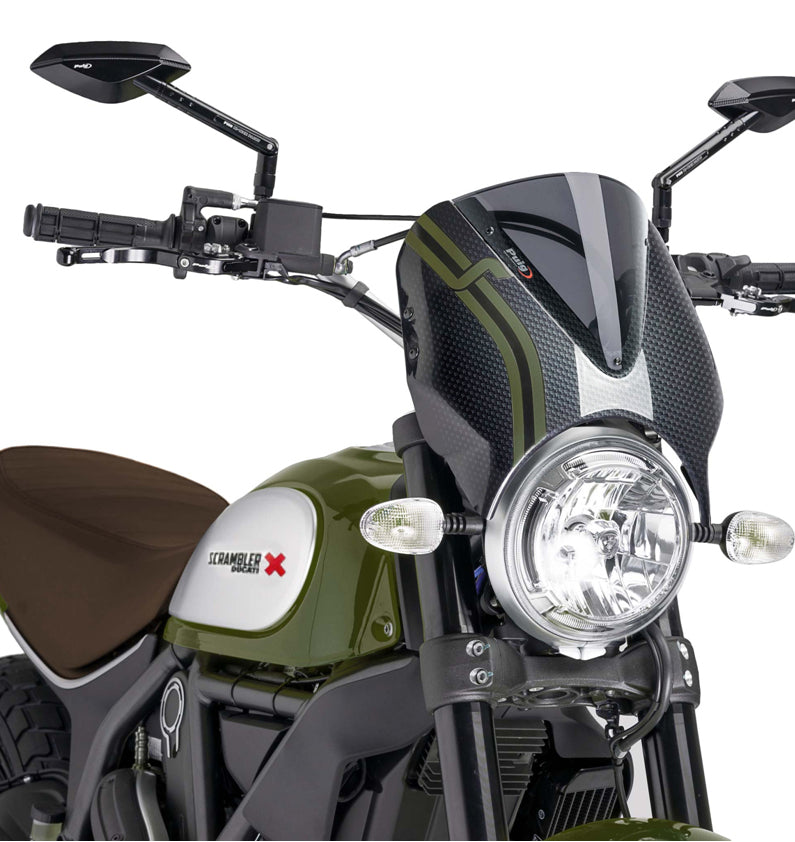 DUCATI SCRAMBLER DESERT SLED [2025] – RetroVision Windschild Visier