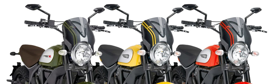 DUCATI SCRAMBLER DESERT SLED [2025] – RetroVision Windschild Visier