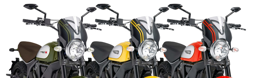 DUCATI SCRAMBLER DESERT SLED [2025] – RetroVision Windschild Visier