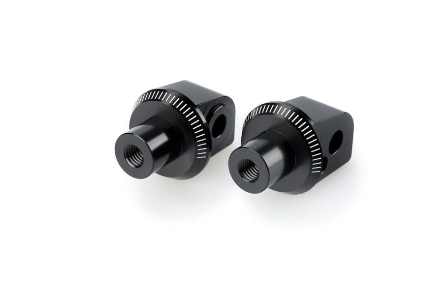 BMW G 310 R [2025] – Adapter Beifahrer Fußrasten- Gummipad – Schwarz