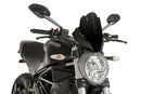 TRIUMPH BONNEVILLE T 120 SVART [2025] - PUIG sportskiva | Svart | PUIG 8900N