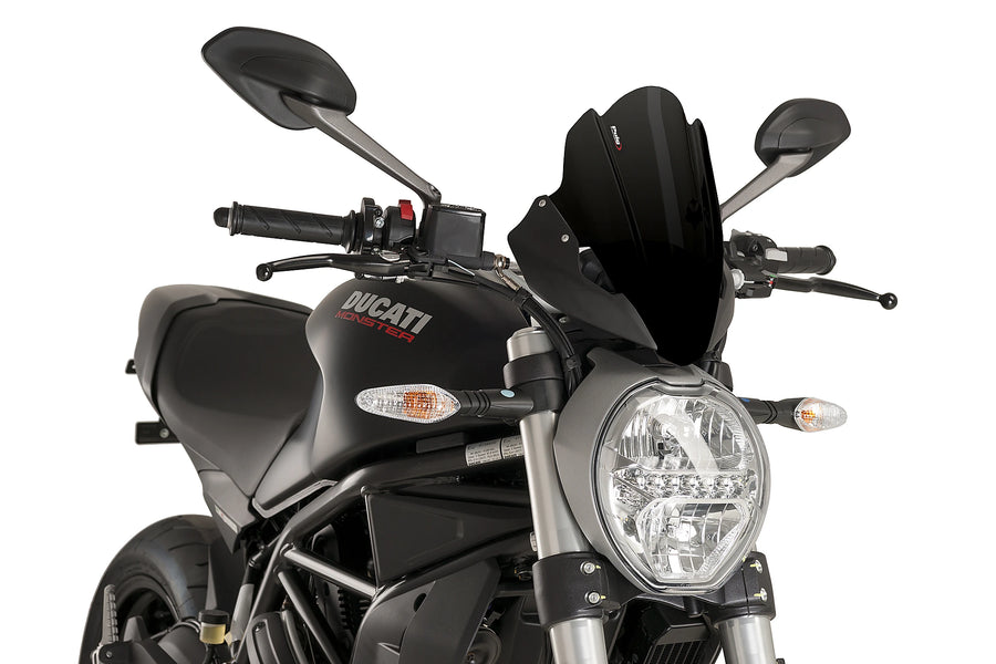 TRIUMPH BONNEVILLE T 120 SVART [2025] - PUIG sportskiva | Svart | PUIG 8900N
