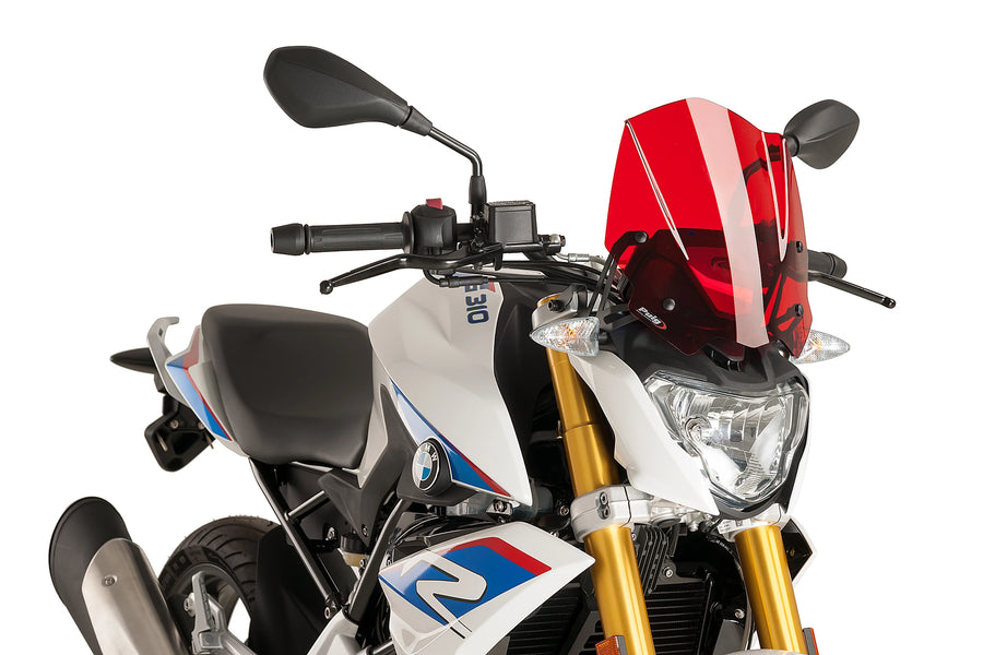 TRIUMPH BONNEVILLE T 120 BLACK [2025] - Ny generation sportvindruta | Röd | PUIG 8920R