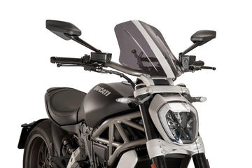 TRIUMPH BONNEVILLE T 120 BLACK [2025] - Justerbar touringskärm | Tonade | PUIG 8922H