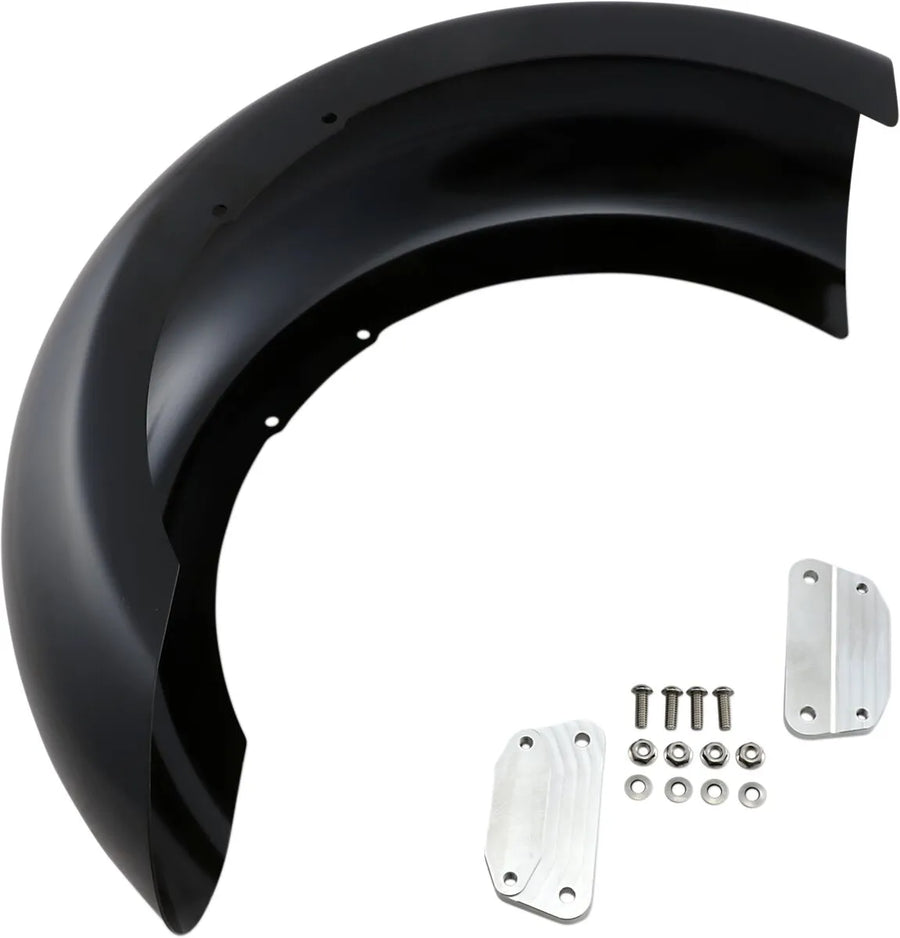 harley davidson flfb [KLOCK WERKS] - Hugger Series framskärm med monteringsblock för Softail/Dyna