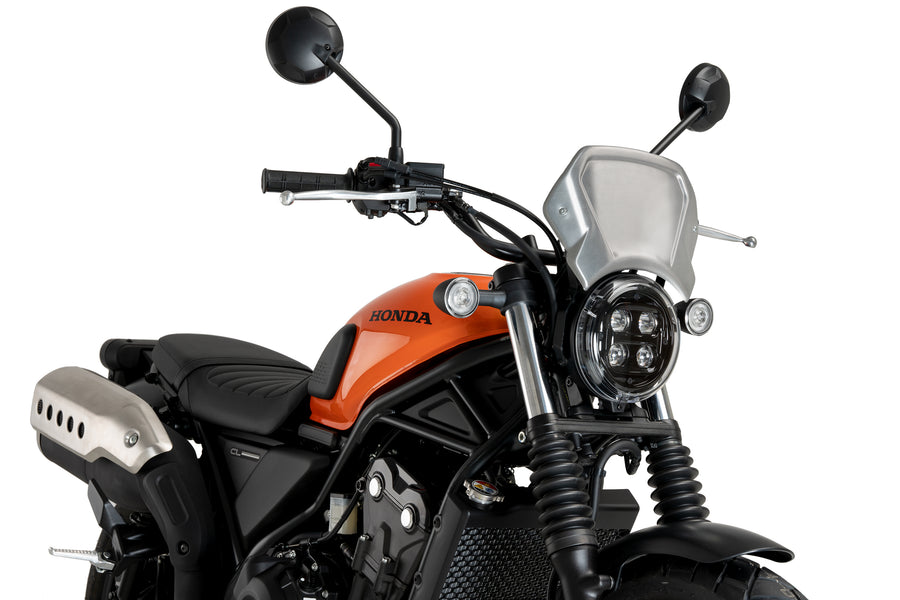 HONDA CL 500 [2025] – ALU Frontplatte – Schwarz