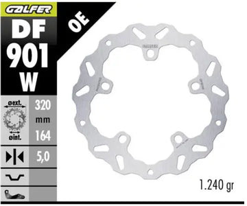 Harley-Davidson FLHX 1923 Street Glide 117 [2024-2025] - BRAKE DISC FIXED WAVE – Bild 1