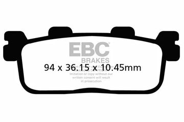 Yamaha DT 125 [EBC] -SFA-HH Series Roller Sinter Metal Brake Pads