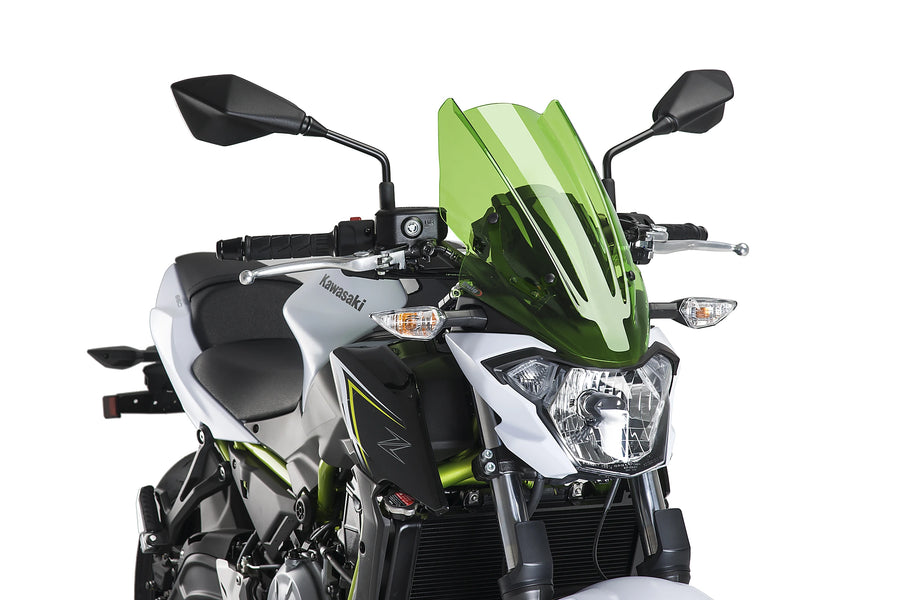 KAWASAKI Z 650 [2019] - PUIG New Generation Touring Windshield | Grön | PUIG 9369V