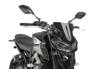 YAMAHA MT-09 SP [2020] - Ny generation sportvindruta | Svart | PUIG 9376N